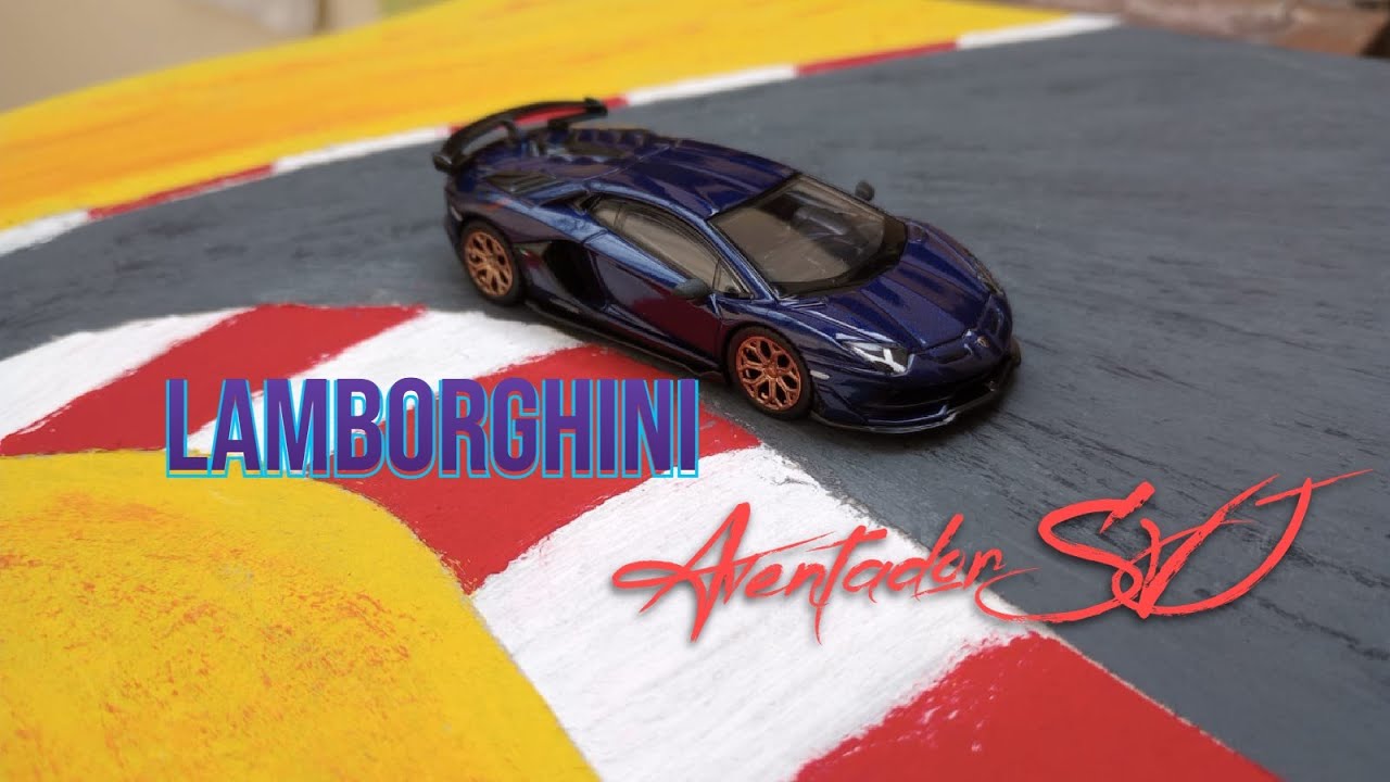 Revisión Lamborghini Aventdor Svj Viola Mini Gt - YouTube