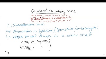 Chichibabin reaction | name reaction | CSIR NET | GATE | IIT JAM | M.sc | Simran