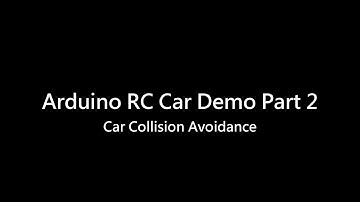 Arduino xbox Wifi remote car part 2 - collision avoidance