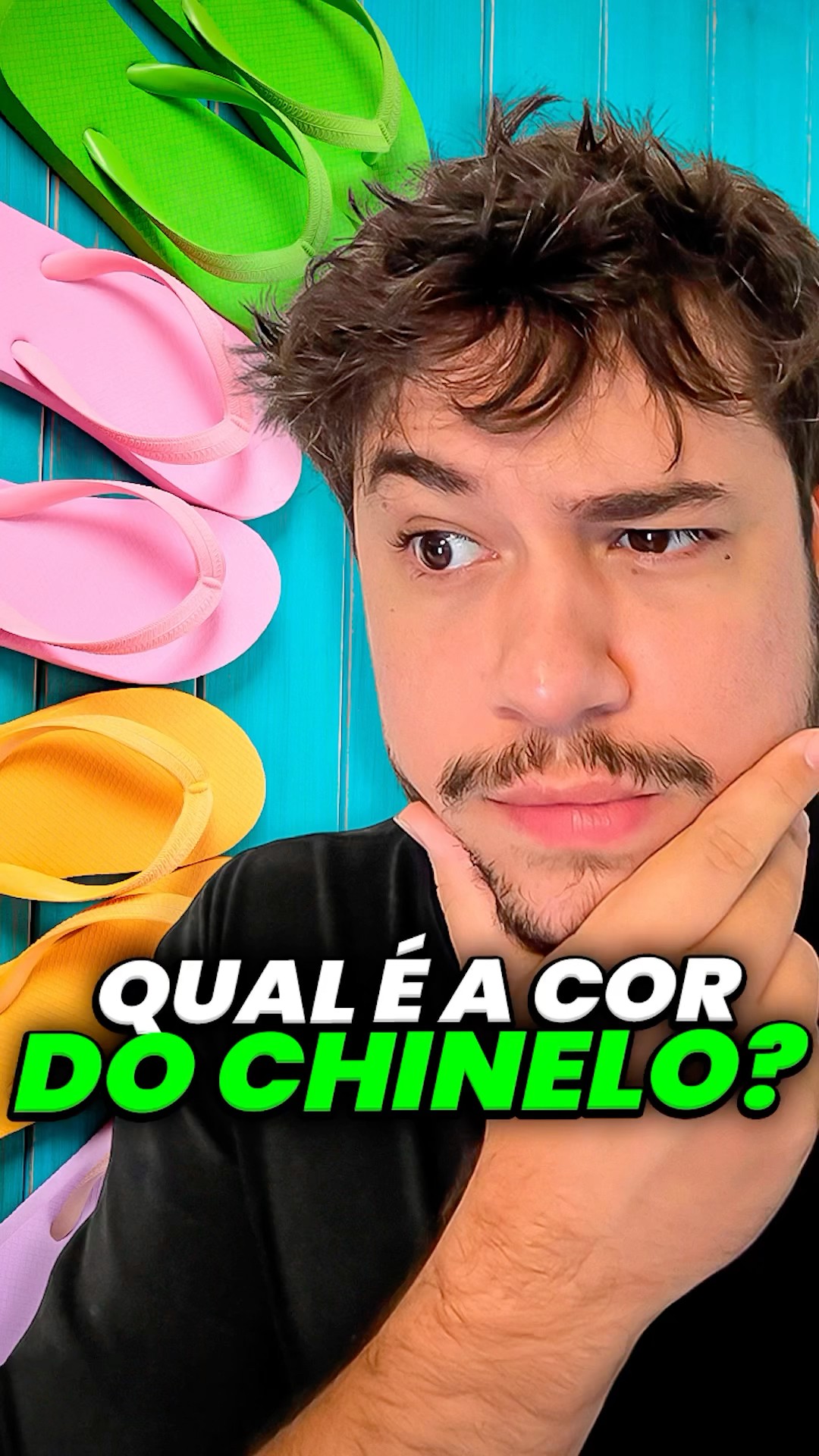 qual a cor do chinelo? #livedobrino #humor