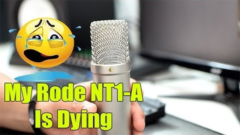 RODE NT1-A Stops Working Inside the Recording Booth Rode Co. Responds Thanks