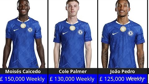 Chelsea Players Payroll salary 2026 - palmer- Caicedo #chelsea 
