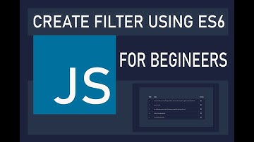 Build a Search Bar & Filter Table using JavaScript