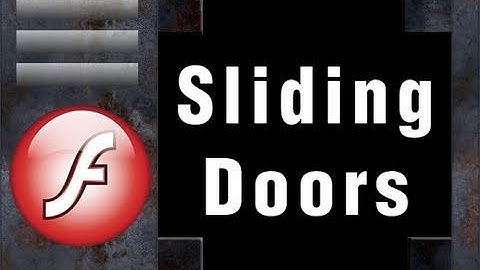 Flash Sliding Doors Animation Tutorial Actionscript 3.0