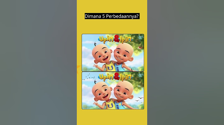 Semakin sulit. Siapa yang bisa tebak 4 Perbedaannya - PART 5 #upinipin #fyp #like #short #animation