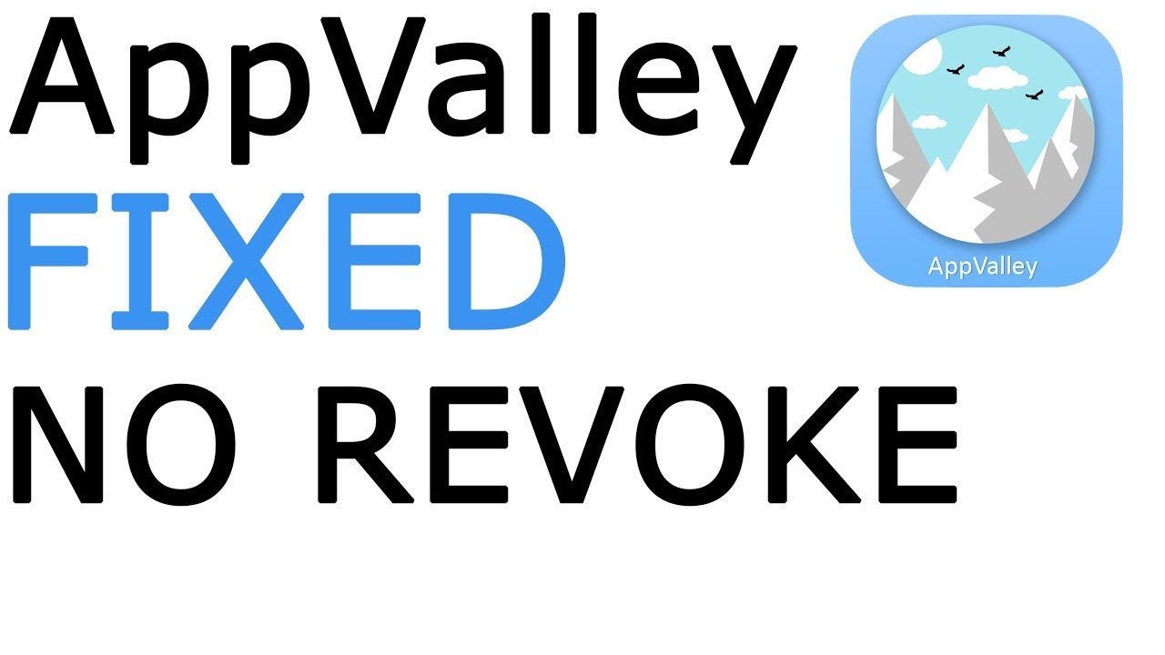 AppValley FIXED✅NO Revoke How to fix AppValley working 2019