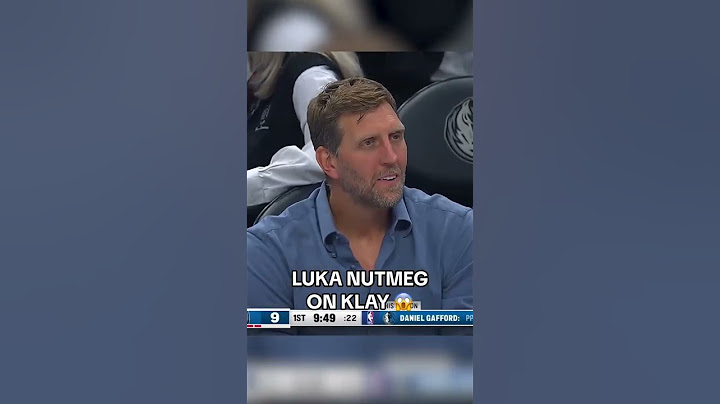 LUKA DONCIC NUTMEGS KLAY THOMPSON 😱 #shorts