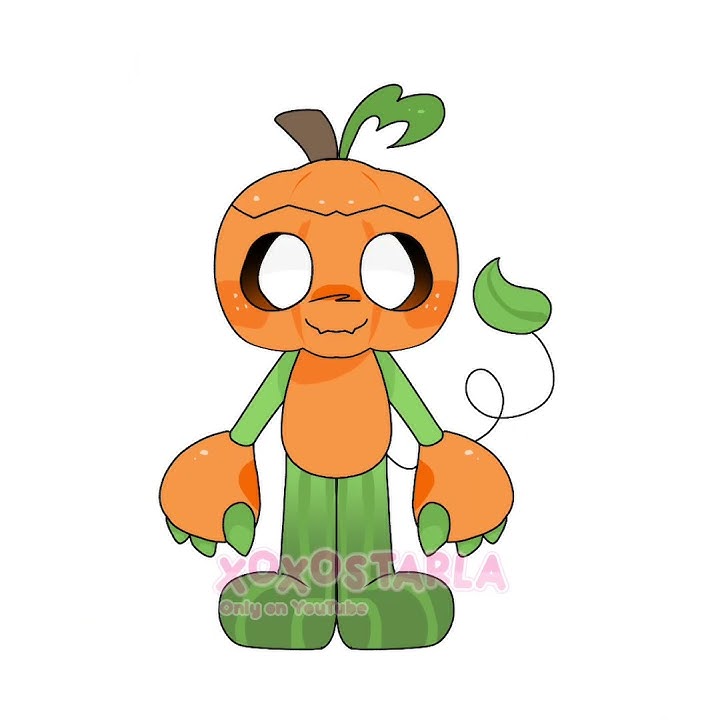 Gourdy youngest main EVER🎃 (Dandy’s World) #art #ibispintx #dandysworld #digitalart #fyp #tweening