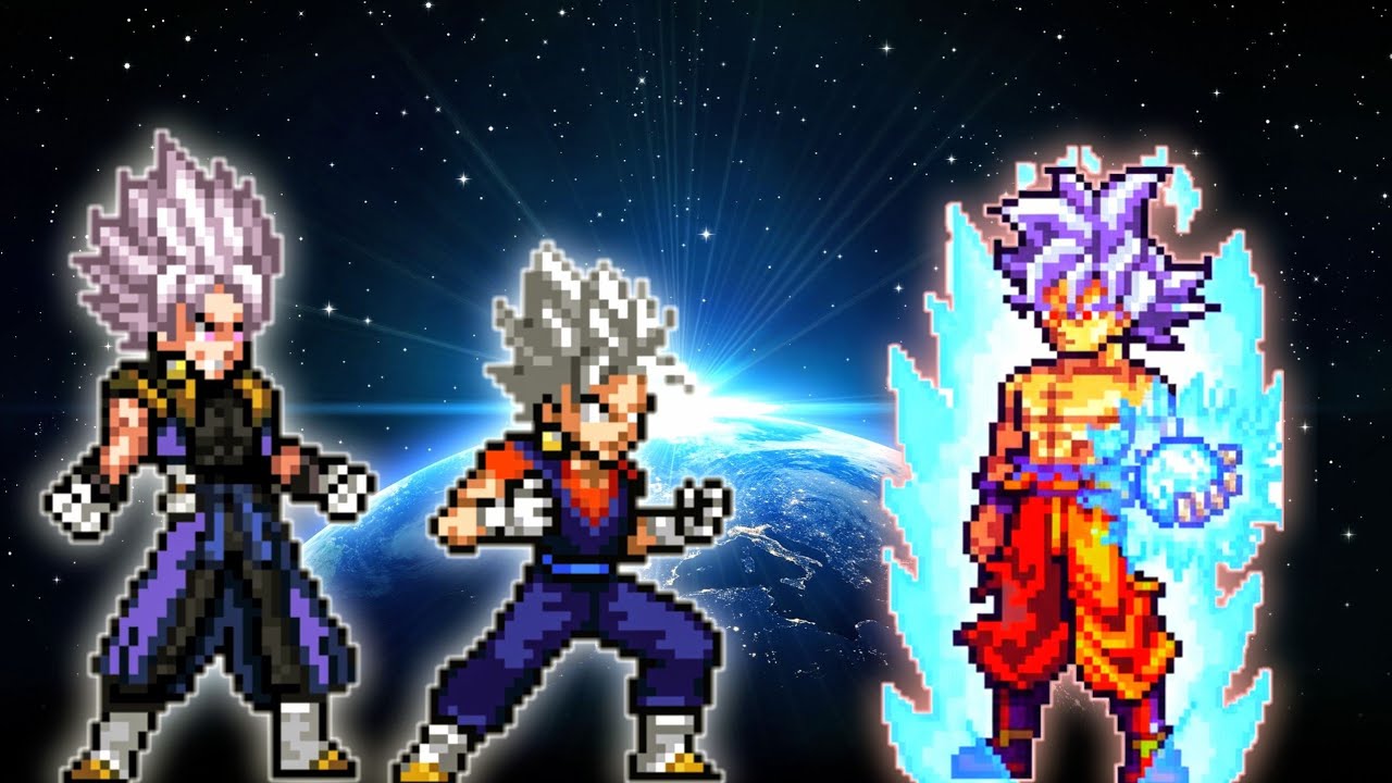 Vegito + Gogito OP VS Goku MUI Kaiokenx10 OP in Jump Force Mugen