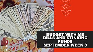 Budget With Me for September Week 3 | Bills and Sinking Funds | Cash Budget | Michelle Marie Budgets