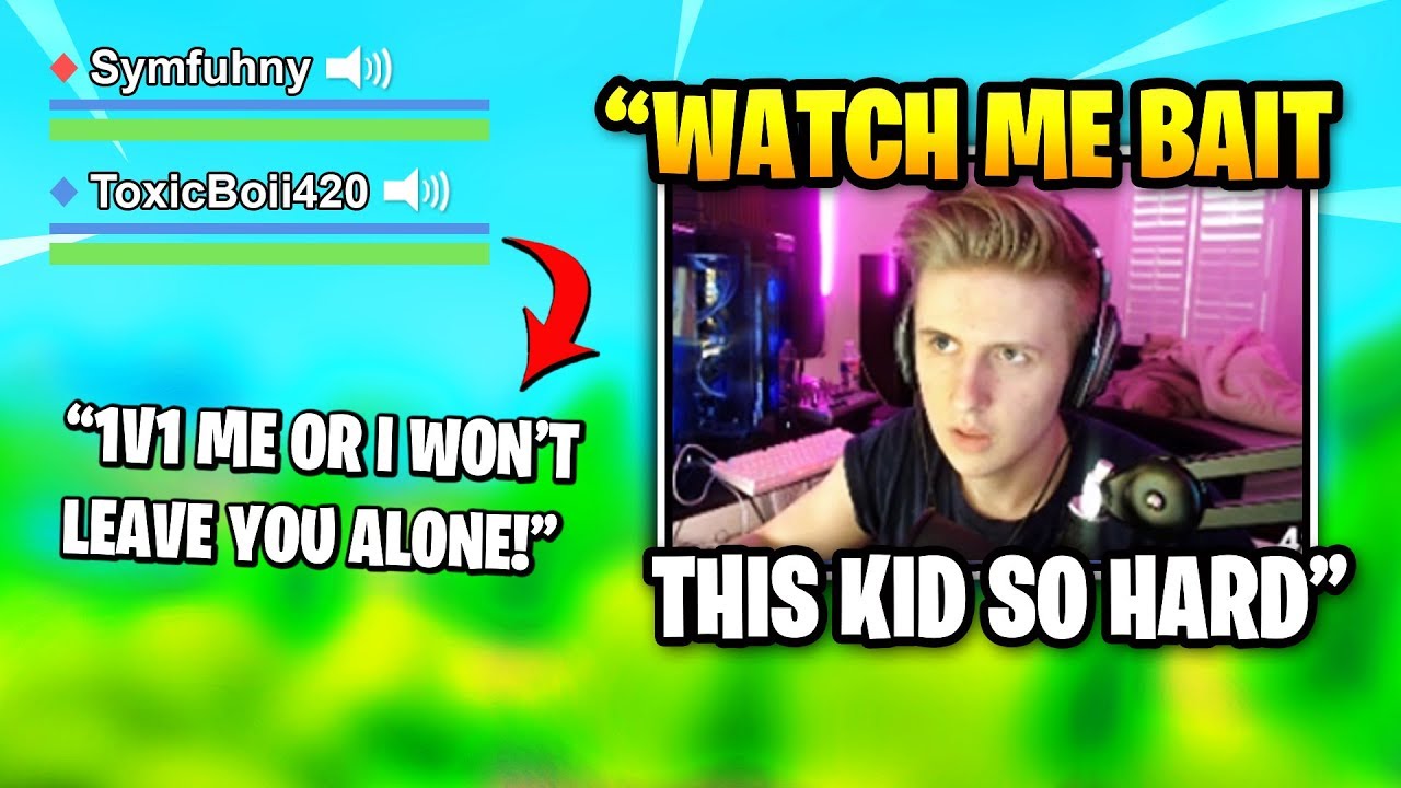 Symfuhny BAITS A Toxic Stream Sniper With 200 IQ Move | Fortnite Daily Funny Moments Ep.361