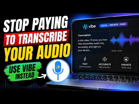 How to Transcribe ANY Audio/Video Locally – Free Tool Vibe Explained