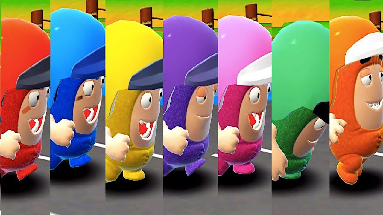 Oddbods Turbo Run All Characters RUNNING - All Characters Unlocked Fuse Zee Newt Bubbles Jeff Pogo