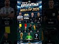 ⭐ The Ultimate Argentina Squad #egypt  #Argentina #Messi #WorldCup2026#egypt