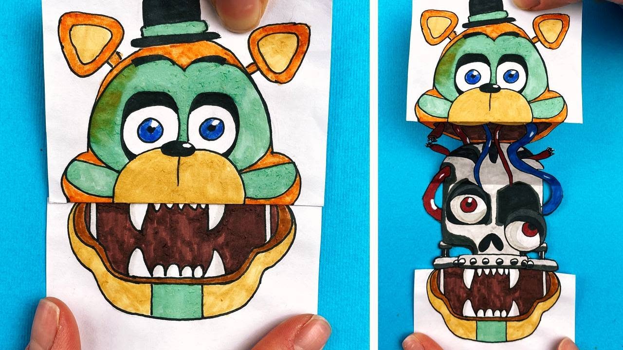 How To Make Five Nights at Freddy's Security Breach Paper Fold Toys Real  Life Diy Mobile Games City, by Mobile Games City