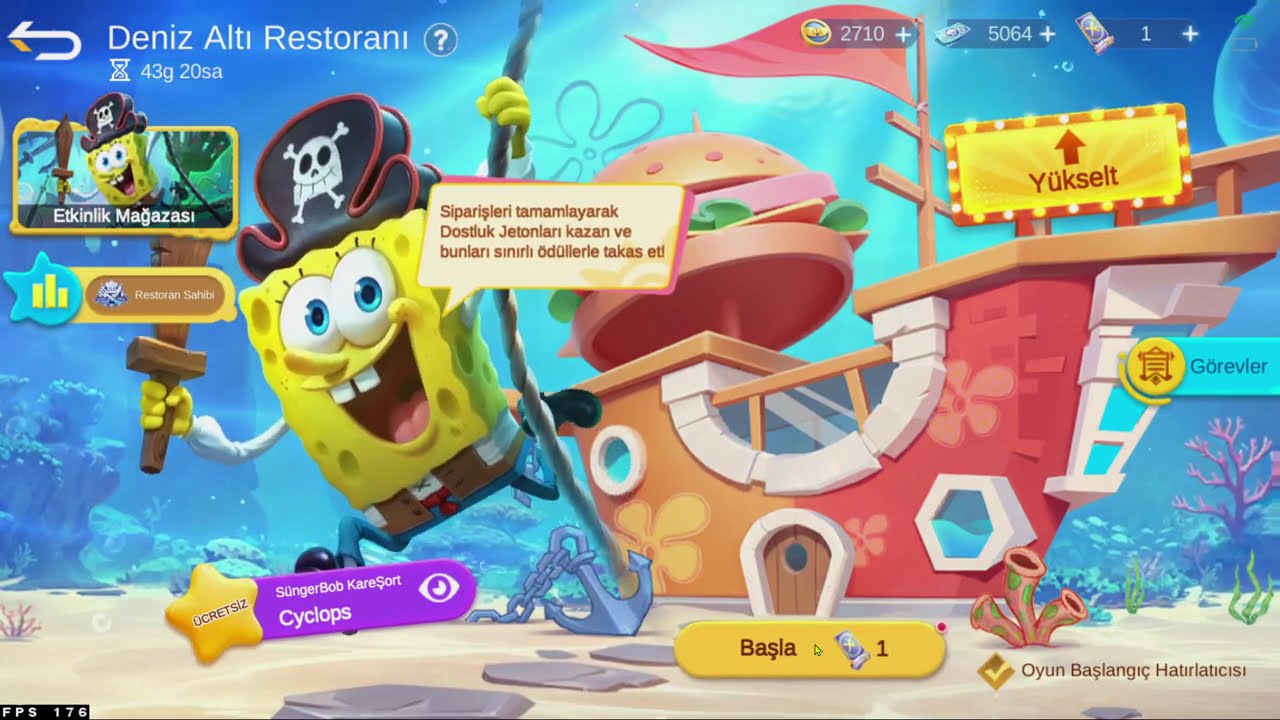 MOBİLE LEGENDS SÜNGERBOB RESTORANT TAKTİĞİ