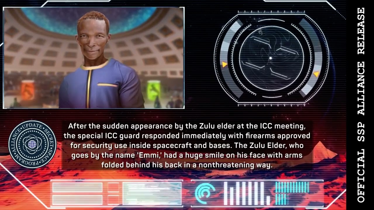 SSP ALLIANCE UPDATE , incident at the lunar operations command , secret ICC meeting interrupted.