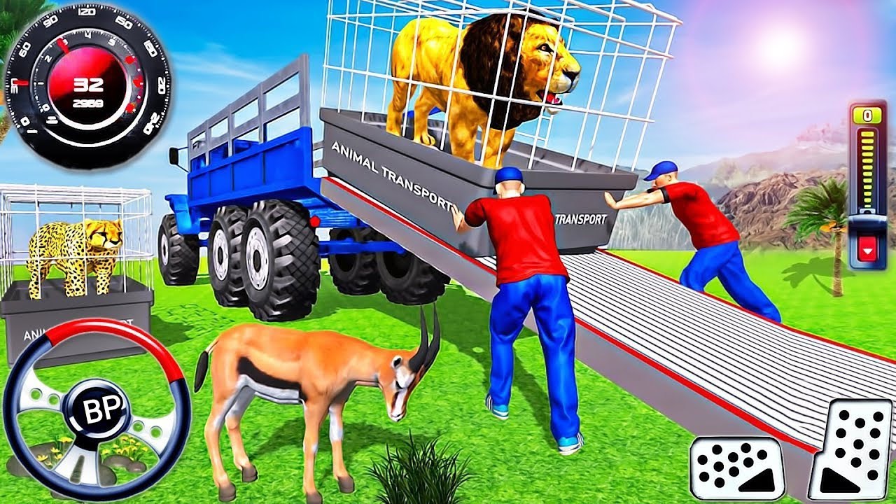 Farm Animal Truck Transport Simulator - Real Cargo Truck Zoo Transporter Driving - Android GamePlay