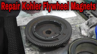 Repair Broken Kohler Flywheel Magnets to Fix Charging System