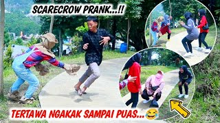 JANGAN TONTON JIKA TIDAK MAU KETAWA NGAKAK 😂 PRANK ORANG-ORANGAN SAWAH