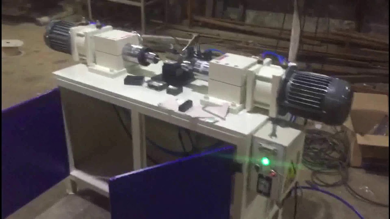 🅰Dual heads horizontal orbital riveting machine for Door hinges - YouTube