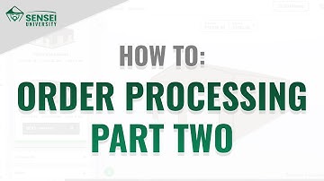 Order Processing for Manufacturing in Sensei CRM| Part 2 | Sensei