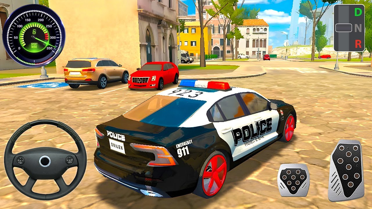 Realistic New Police Car 2026 - Featuring Night Chases City Crime Tactical Stops Police Car Gameplay