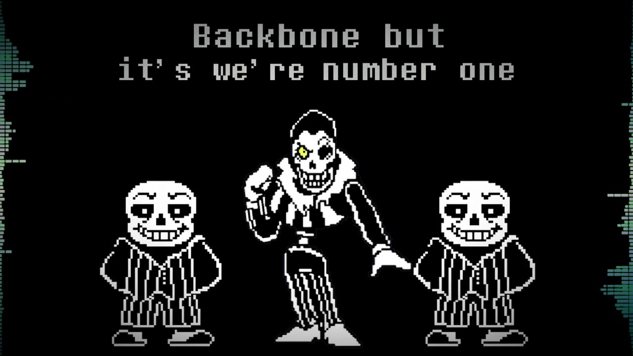 Backbone but it's we're number one