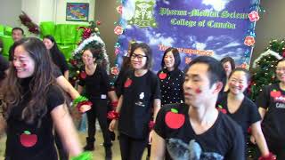 Massage therapist student is dancing - Pharma-Medical Science College of Canada