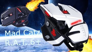 Игровая мышь Mad Catz R.A.T. 6+. Настраивай вес и баланс, оптическое разрешение и частоту опроса.