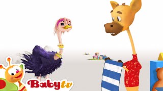 Gee-Raffa - Autruche Et La Serviette  🤩| Plaisirs D'été 😎 | Dessins Animés Pour Enfants @Babytvfr