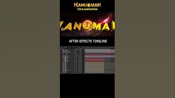 PVCU | #Hanuman | Title Card | Recreated | #JaiHanuman | After Effects | #3D