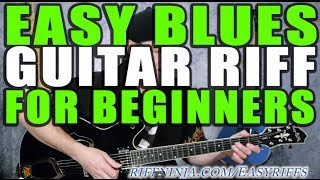 Easy Blues Guitar Riff For Beginners chords