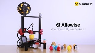 Alfawise U30 Pro 4.3 Inch Touch Screen High Precision DIY 3D Printer - Gearbest.com