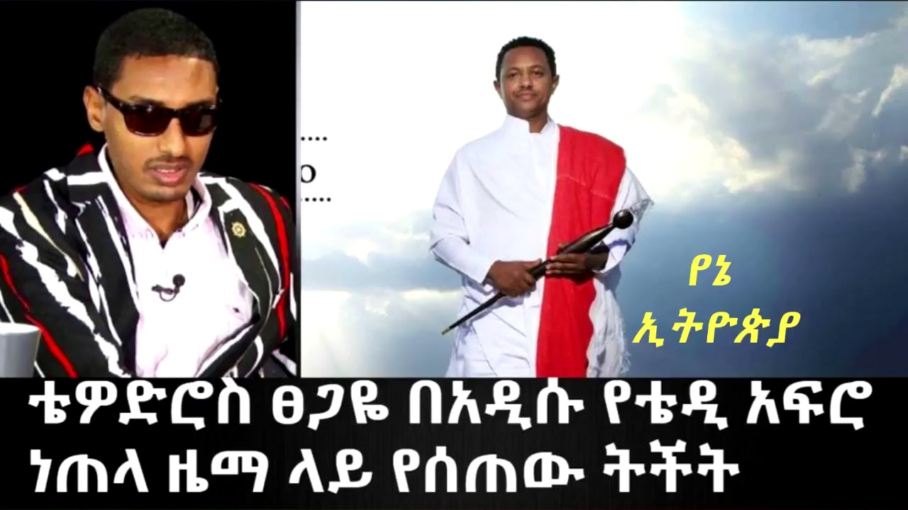 በቴዲ አፍሮ 'ማር እስከ ጧፍ' ዘፈን ሃሳብ አልስማማም!  ቴዎድሮስ ፀጋዬ