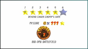 Super Mario 64  - Bob-omb Battlefield - Star 6: Behind Chain Chomp