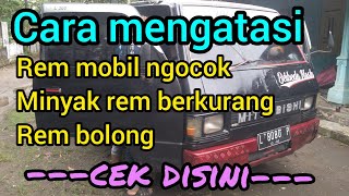 cara ganti karet rem belakang mobil L300 bensin