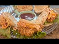Ramadan Special Crispy Zinger Mini Pocket Sandwich | Mini  Pita Sandwich With Homemade Pita Bread | 