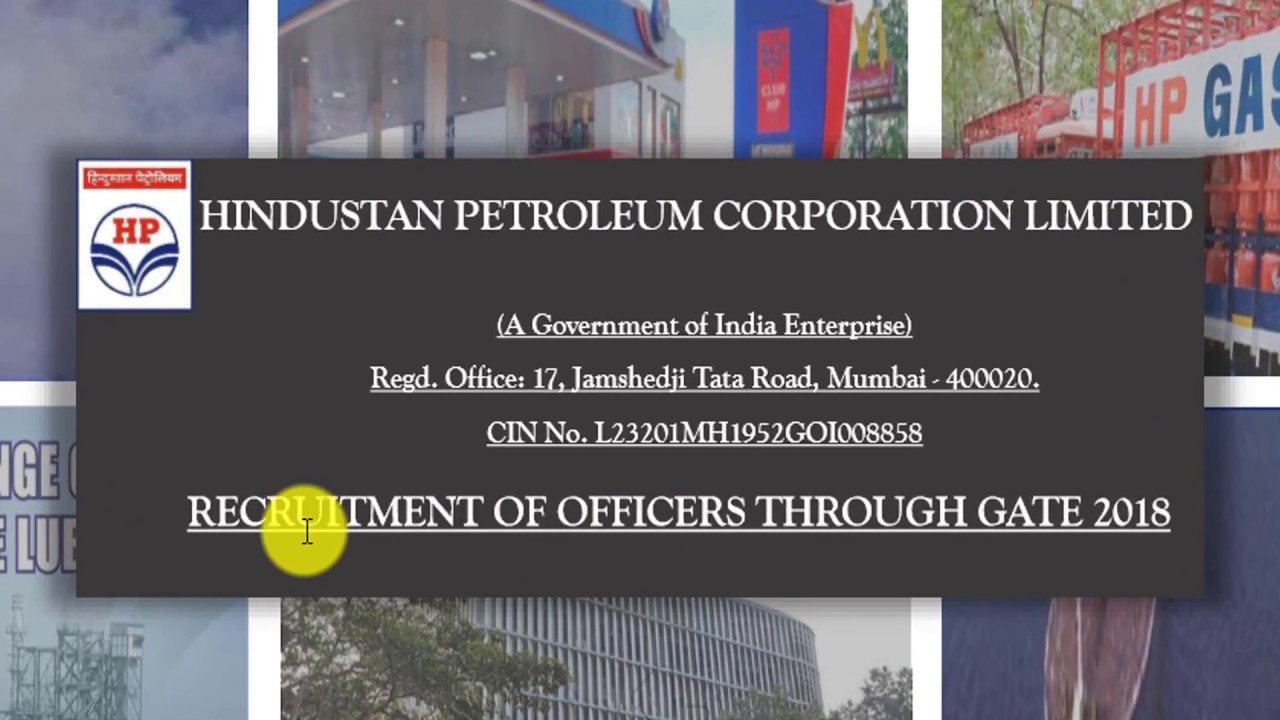 HPCL Recruitment GATE 2018