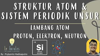 Fisika SMP - Struktur Atom & SPU (2) - Lambang Atom, Proton, Elektron, Neutron, Ion, Isotop