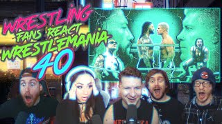 WWE FANS REACT TO THE RETURN OF THE UNDERTAKER AND JOHN CENA AT WRESTLEMANIA 40 (COMPILATION)