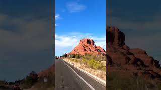 Sedona's red sandstone formations #shorts