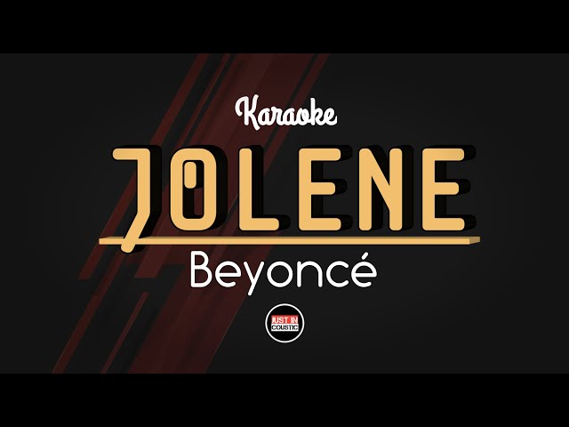 Beyoncé - Jolene (Karaoke with Lyrics) class=