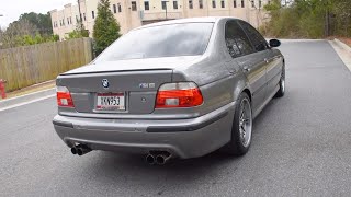 SUPER clean 70k mile BMW E39 M5 with Dinan exhaust | The gentleman's exhaust