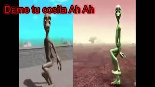 Dame tu cosita 3 language رقصة الرجل الأخضر كلمات مترجمة