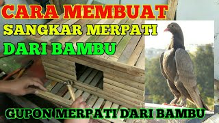 Cara Membuat Pagupon Merpati How To Make A Pigeon Cage Kandang Merpati Dari Bambu