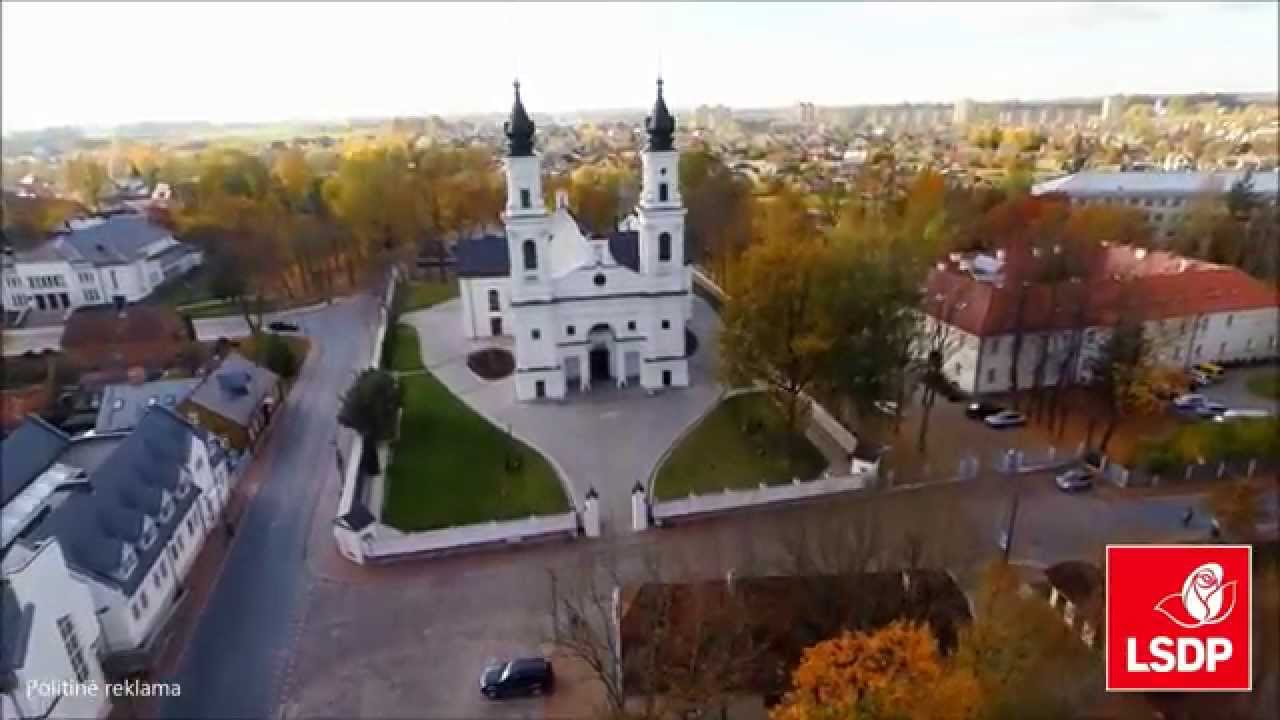 Marijampolės socialdemokratai: kartu nuveikėme daug. Tęskime! (Marijampolė iš paukščio skrydžio)