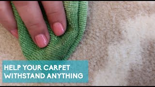 Your carpet should handle anything life throws at it.