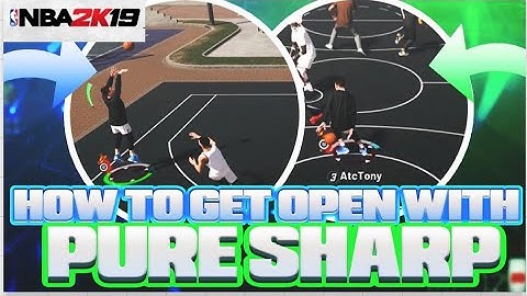 HOW TO GET OPEN WITH ANY SHARPSHOOTER BUILD PART 1 NBA 2K19 | BEST DRIBBLE MOVES