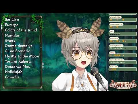 Athy sings her original lore song「Athena's Aria」【AkioAIR】